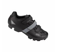 CHAUSSURE VTT GES VANTAGE2 NOIR-GRIS T40 FIXATION 3 AUTO-AGGRIPANTES COMPATIBLE