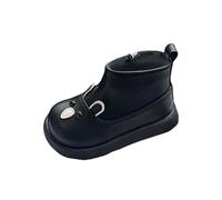 Chaussures 31 Garçons Chaussures décontractées pour enfant Maille Semelle souple Respirant Sports Bottes courtes Chaussures pour enfants Imperméable, Noir , 25 EU