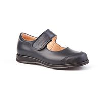 Chaussures à Boucles pour Fille pour l'école avec Bout renforcé. Tout Cuir, Mod. 463. Chaussures pour Enfant Made in Spain, Garantie de qualité. - 31 - Bleu Marine