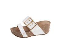 Chaussures à bride arrière pour femme, sandales compensées noires pour femme, pantoufles à bout ouvert, sandales pour femme, sandales d'été, chaussures décontractées pour l'extérieur, baskets, blanc