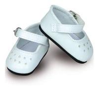 Chaussures à bride blanches poupée 39/44/48cm G