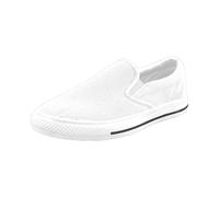 Chaussures À Enfiler Demi-Teinte À Pois Sans Lacets Pour Hommes Et Femmes, Tendance Mode En Toile, Baskets Décontractées Faites À La Main