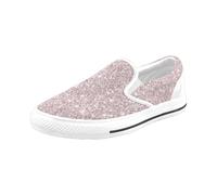 Chaussures À Enfiler Nuits Enneigées À Paris Sans Lacets Pour Hommes Et Femmes, Tendance Mode En Toile, Baskets Décontractées Faites À La Main