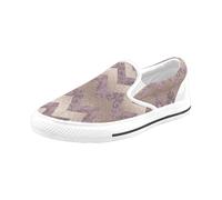 Chaussures À Enfiler Nuits Enneigées À Paris Sans Lacets Pour Hommes Et Femmes, Tendance Mode En Toile, Baskets Décontractées Faites À La Main