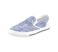 Chaussures À Enfiler Pastel Inspiré De William Morris Sans Lacets Pour Hommes Et Femmes, Tendance Mode En Toile, Baskets Décontractées Faites À La Main