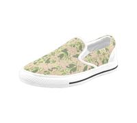Chaussures À Enfiler Pastel Inspiré De William Morris Sans Lacets Pour Hommes Et Femmes, Tendance Mode En Toile, Baskets Décontractées Faites À La Main