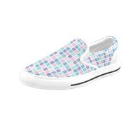 Chaussures À Enfiler Sirène-Arc-En-Ciel-17-Lemon-Paper-Lab Sans Lacets Pour Hommes Et Femmes, Tendance Mode En Toile, Baskets Décontractées Faites À La Main