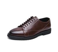 Chaussures à Enfiler Tendance avec Broderies ajourées exquises, parfaites pour Les Tenues de Festival de la bière ou pour Une Tenue habillée Confortable au Quotidien. (1-Brown, 41)