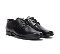Chaussures À Lacets En Cuir Noir Pour Homme