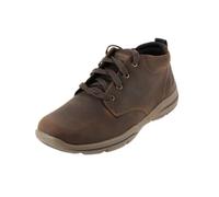 Skechers Chaussures à lacets Harper Melden Cuir marron Homme 42