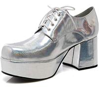 Chaussures à plate-forme Jazz-02 Funtasma par Pleaser Oxford pour homme argent Hologramme argenté m