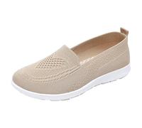 Chaussures à roulettes pour femme - Chaussures ethniques décontractées - Mode d'été - Respirantes - Talons plats creux - Semelle souple - Noir, kaki, 41 EU