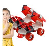 Chaussures à roulettes réglables - Chaussures de patinage à 4 roues extensibles | Chaussures de sport multifonctions avec roulettes cachées, patinage en plein air pour jeunes activités et jeux