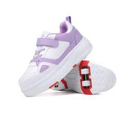 Chaussures À roulettes Roller Skates avec 4 Roues Double Rangée Quatre Roues Entraînements Extérieur Gymnastique Roller Skating Running Technique Skateboarding Shoes(4,37 EU)