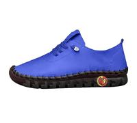 Chaussures à Semelle Large et Épaisse pour Femmes et Filles - Modèles Décontractés à Lacets, Plates et Peu Profondes, Semelles Souples - Idéales pour Le Quotidien et Le Basketball (Dark Blue, 36)
