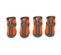 Chaussures à Semelle Souple pour Chien, Bottes pour Animaux de Compagnie imperméables et Respirantes avec Bandes réfléchissantes, Chaussures de randonnée antidérapantes et résistan (4#)