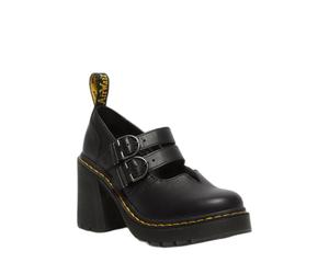Chaussures Ã talon compensÃ©es femme Dr Martens Eviee Sendal Noir 39