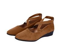 Chaussures à talon compensé pour femme - Chaussures de sport - Chaussures de loisirs - Antidérapantes - Chaussures élastiques confortables à enfiler - Chaussures de sport pour femme - Baskets de danse