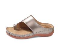 Chaussures à talon compensé pour femme - Design à bride d'orteil - Idéales pour la plage et les excursions de loisirs - Avec semelle intérieure massante confortable pour un port toute la journée