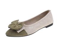 Chaussures à talons d'hiver pour femme Chaussures plates légères Bouche plate Fond souple Chaussures simples Style printemps et automne Rencontres quotidiennes Chaussures bateau pendule, AG, 35 EU