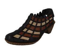 Chaussures À Talons Femmes Rieker Avec Détails Tissés - 46778