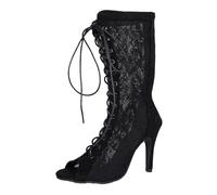 Chaussures a Talons Hauts De Danse Femme Talon Aiguille Sexy Pute Chaussure Salsa Pieds Larges Salon Mariage Compensé Sandale Demi Pointe Chaussons Jazz Vintage 50 À