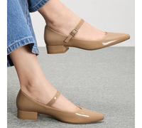 Chaussures à talons hauts élégantes pour femmes, à bout pointu, inspirées du style français, avec bloc de couleurs, nœud, rivets décoratifs et vamp basse. Idéal pour la Saint-Valentin EUR36,EUR37,EUR3