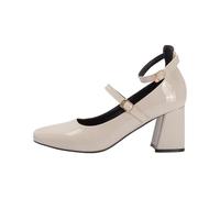 Chaussures À Talons Mary Jane pour Femmes, Escarpins À Talons Bas Et Épais pour Femmes, Escarpins À Bout Carré Fermé pour Bureau, Fête, Mariage Décontracté