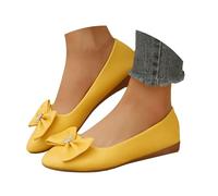 Chaussures à Talons pour Femmes Décontractées de Marche Chaussures Running Antidérapant Plateforme Running Sandales et Confortables Slip on Légères Basquette Été Sport Automne (Yellow, 43)