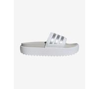 Adidas Claquettes plateforme Adilette Femme - Cloud White/Zero Metalic/Grey One - 44.5 EU