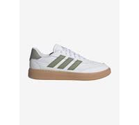 adidas Courtblock Shoes Homme Chaussures, Cloud White Tent Green Olive Strata, 41 1/3 EU