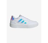 Chaussures adidas Courtblock Bold blanc bleu rose femme - 40
