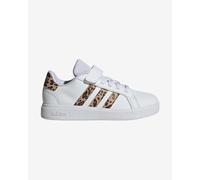 Chaussures adidas Grand Court 2.0 avec velcro blanc marron enfant - 28