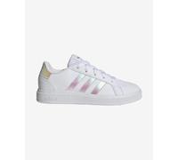 Chaussures adidas Grand Court 2.0 blanc rose clair enfant - 35.5
