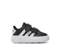 Chaussures adidas Grand Court 2.0 K ID5272 Blanches Noires En Cuir