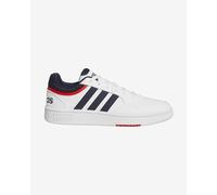 adidas Homme Hoops 3.0 Low Classic Vintage Shoes Chaussures, Cloud White/Legend Ink/Vivid Red, 46 2/3 EU
