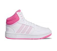 Chaussures Adidas Hoops 3.0 Mid K pour Fille - Blanc - Basket-ball - Multisport - Indoor 38 2/3