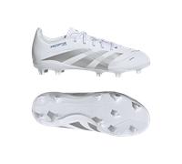 Adidas Predator League Childrens Firm Ground Football Boots Blanc/Argenté 2 (34) Male