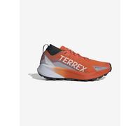 adidas - Terrex Agravic GTX - Chaussures trail femme Semi Impact Orange / FTW White / Carbon - 46