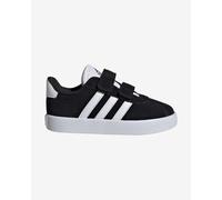 Chaussures adidas VL Court 2.0 noir pur blanc bébé - 26.5