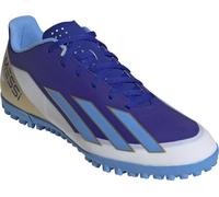 Adidas Mixte X Crazyfast Messi Club Turf Boots, Lucid Blue/Blue Burst/Cloud White, 42 EU