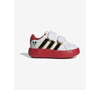 Chaussures adidas x Disney Mickey Mouse Grand Court blanc pur rouge noir bébé - 23