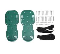 Chaussures aérateur de pelouse vertes - Rajeunissez votre pelouse avec des pointes courtes de 4,2 cm, protégez la semelle et le sol meuble pour pelouse, cour, herbe, jardin Keloc