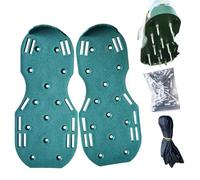 Chaussures Aérateurs de Gazon - Chaussures de Jardin à Picots avec Semelles Aérantes | Sandales à Sangles Réglables pour Aération du Sol et Pelouse Extérieur