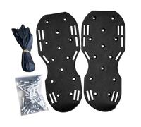 Chaussures Aératrices - avec Semelles à Crampons pour Pelouse - Sandales Résistantes à Lanières Réglables pour Ensemencement Entretien du Sol Jardinage Aménagement Paysager Soin du Sol