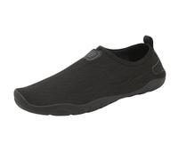 Chaussures aquatiques à enfiler pour homme - Légères - Séchage rapide - Coupe large - Antidérapantes - Respirantes - Pour le fitness et la plage, Noir , 5.5 UK
