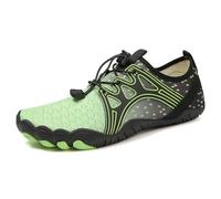 Chaussures aquatiques à séchage rapide à cinq doigts pour l'extérieur, la natation, pieds nus, Vert, 46 EU
