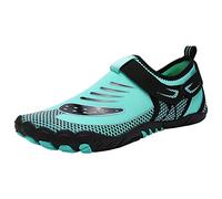 Chaussures aquatiques à séchage rapide pour homme, coupe large, baskets zéro chute, légères pour la randonnée, la natation et la plongée - Baskets à enfiler avec semelles antidérapantes, bleu ciel, 39