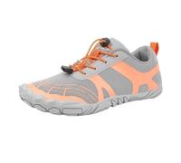 Chaussures Aquatiques Chaussures Pieds Nus Unisexes Five Fingers Aqua Shoes, Baskets antidérapantes, Respirantes, for la Plage, randonnée et pêche(Gray,45)