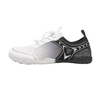 Chaussures Aquatiques d'eau Femme Chaussure pour Aller dans Leau De Plage D Eau Bateau Homme Piscine Sandales Plastique Aquatique Pieds Nus Chausson Water Shoes Barefoot Et des La Mer,C-Light Gris,45